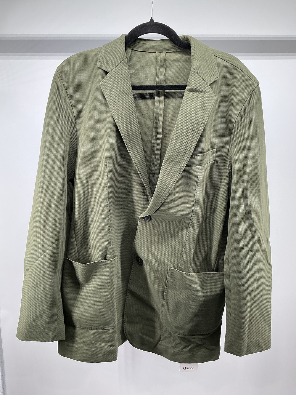 Cotton Pique Knit Blazer